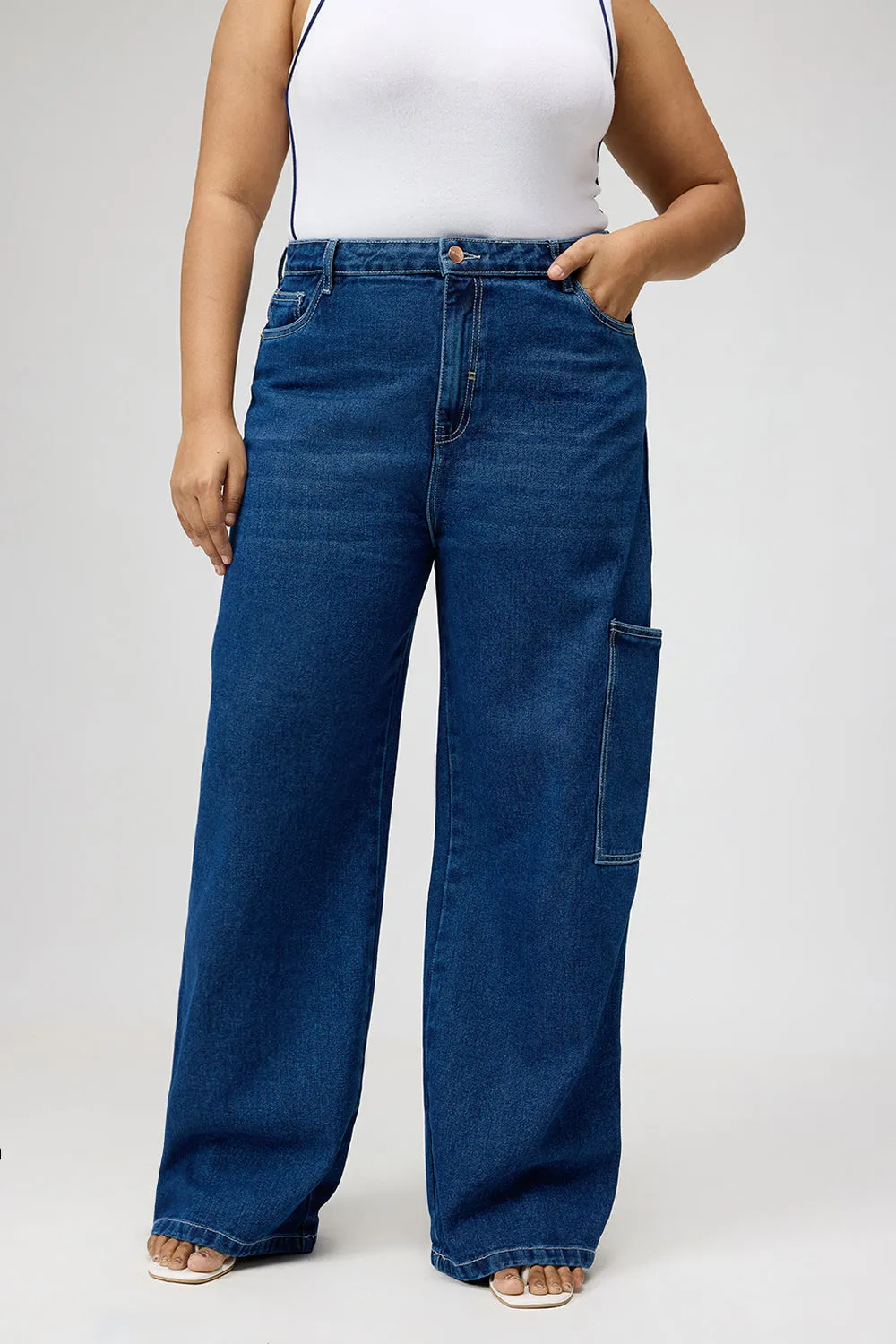 Curve Pintuck Straight Pocket Pants