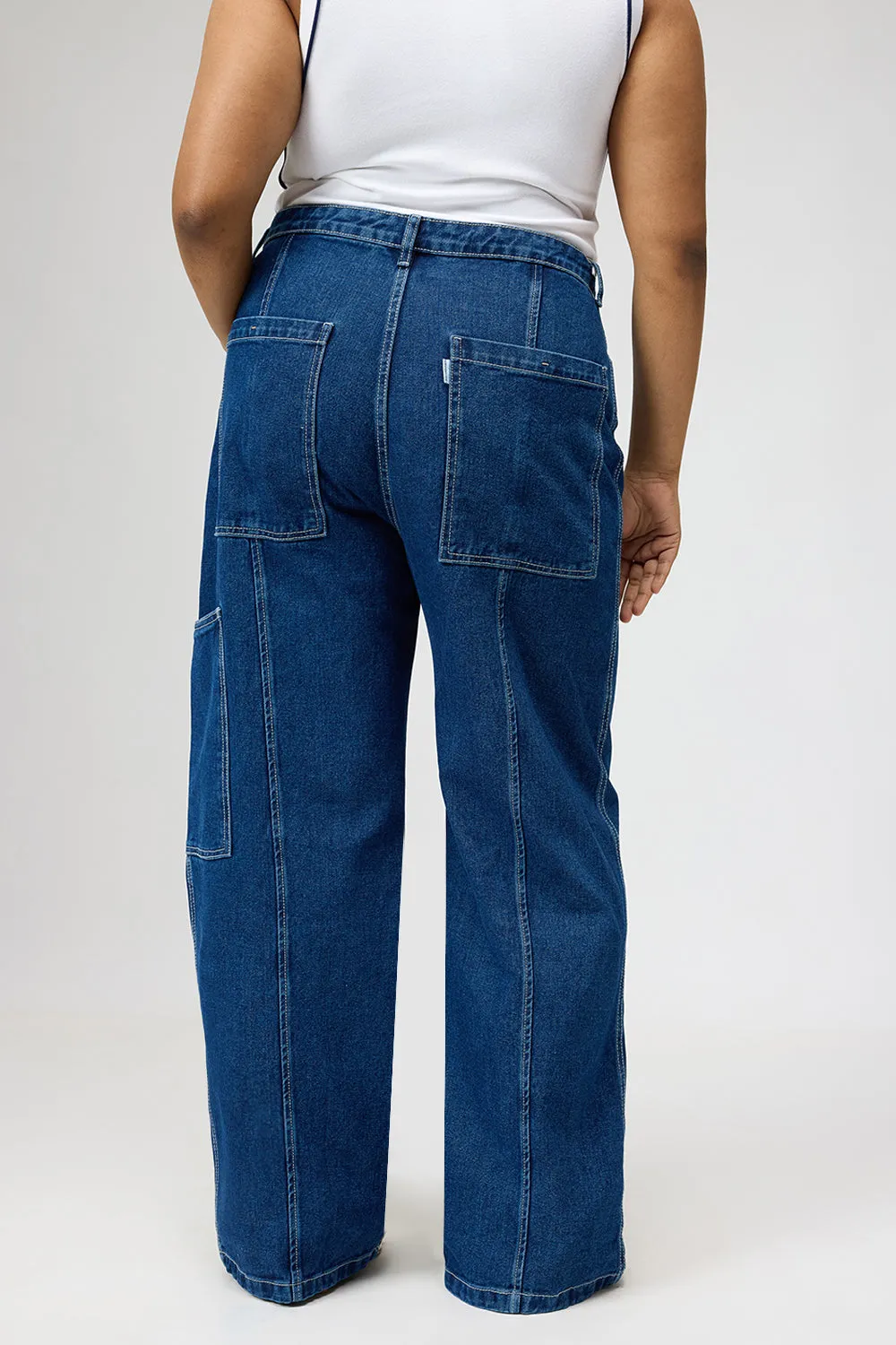 Curve Pintuck Straight Pocket Pants