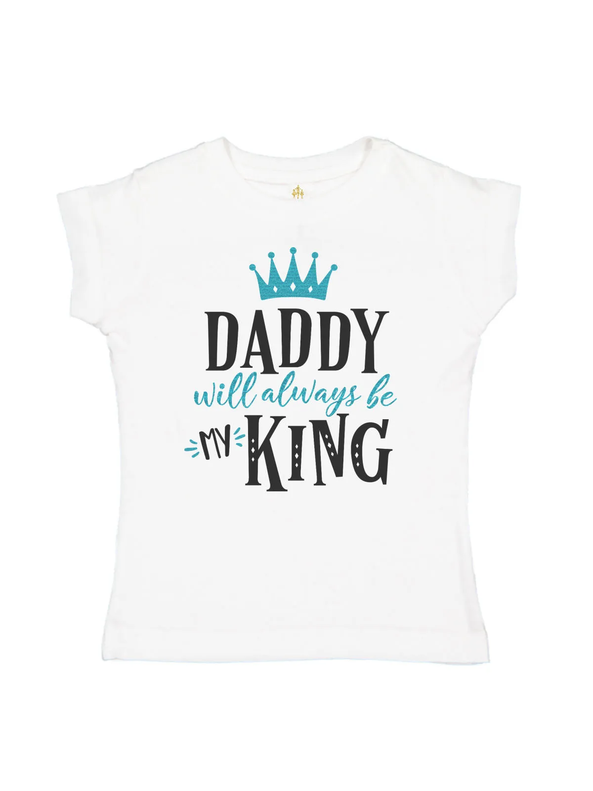 Daddy Will Always Be My King - Blue & Black