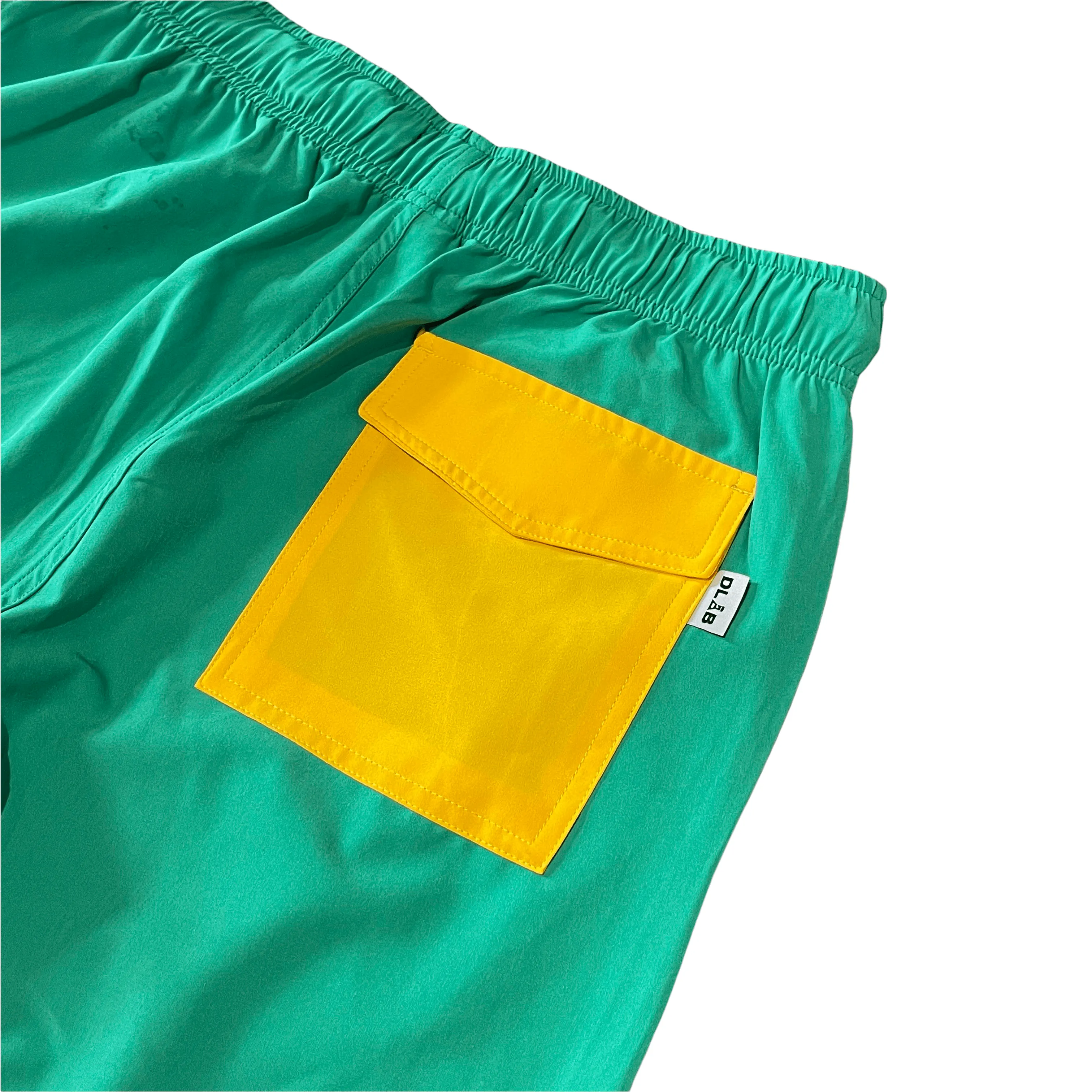 DLAB Men's Hybrid Board Shorts (Green)