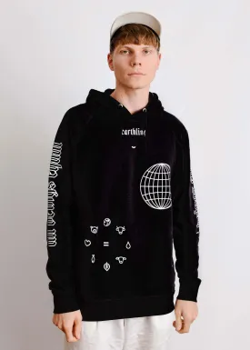 Earthling - Hoodie - Black