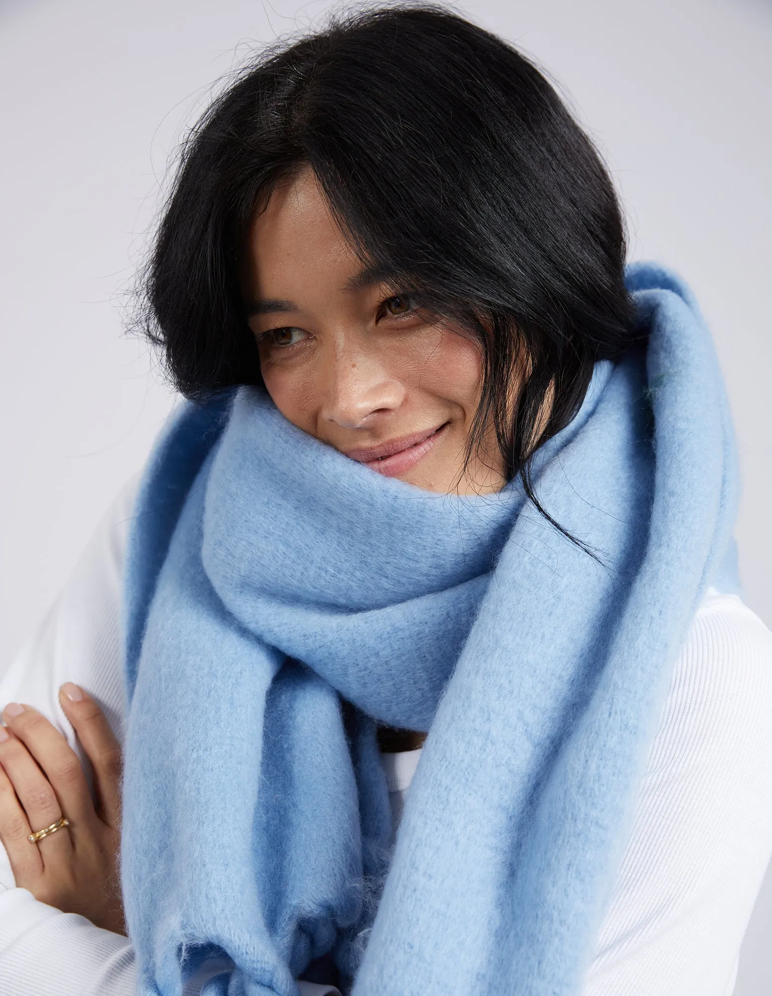 Elm Comfy Scarf Blue