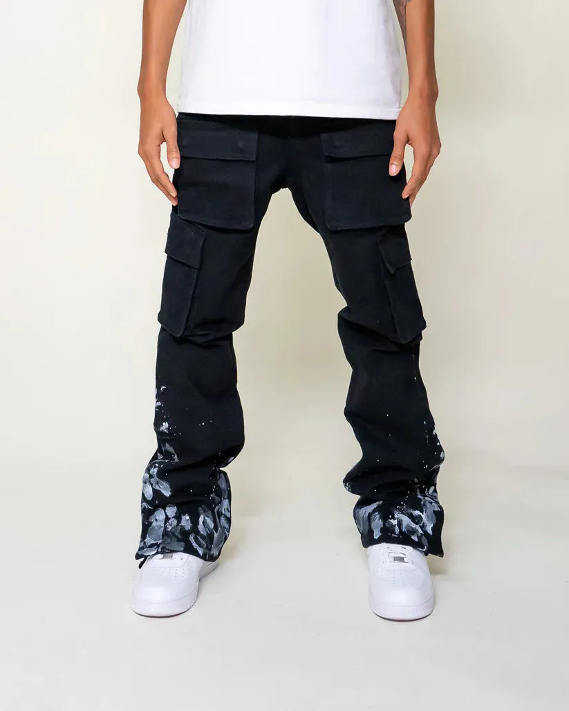 EPTM Snap Cargo Denim Black