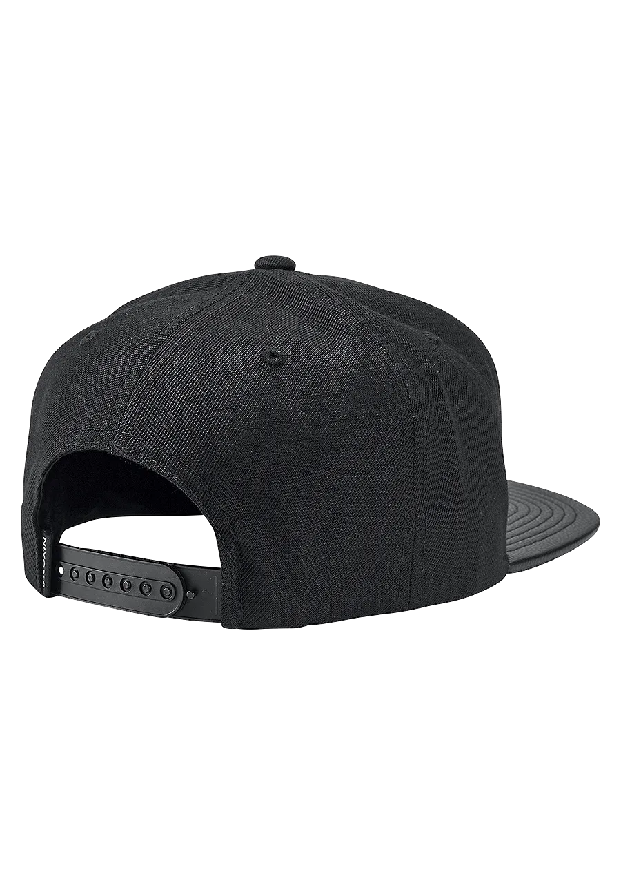 Exchange Snapback Hat - All Black / Black