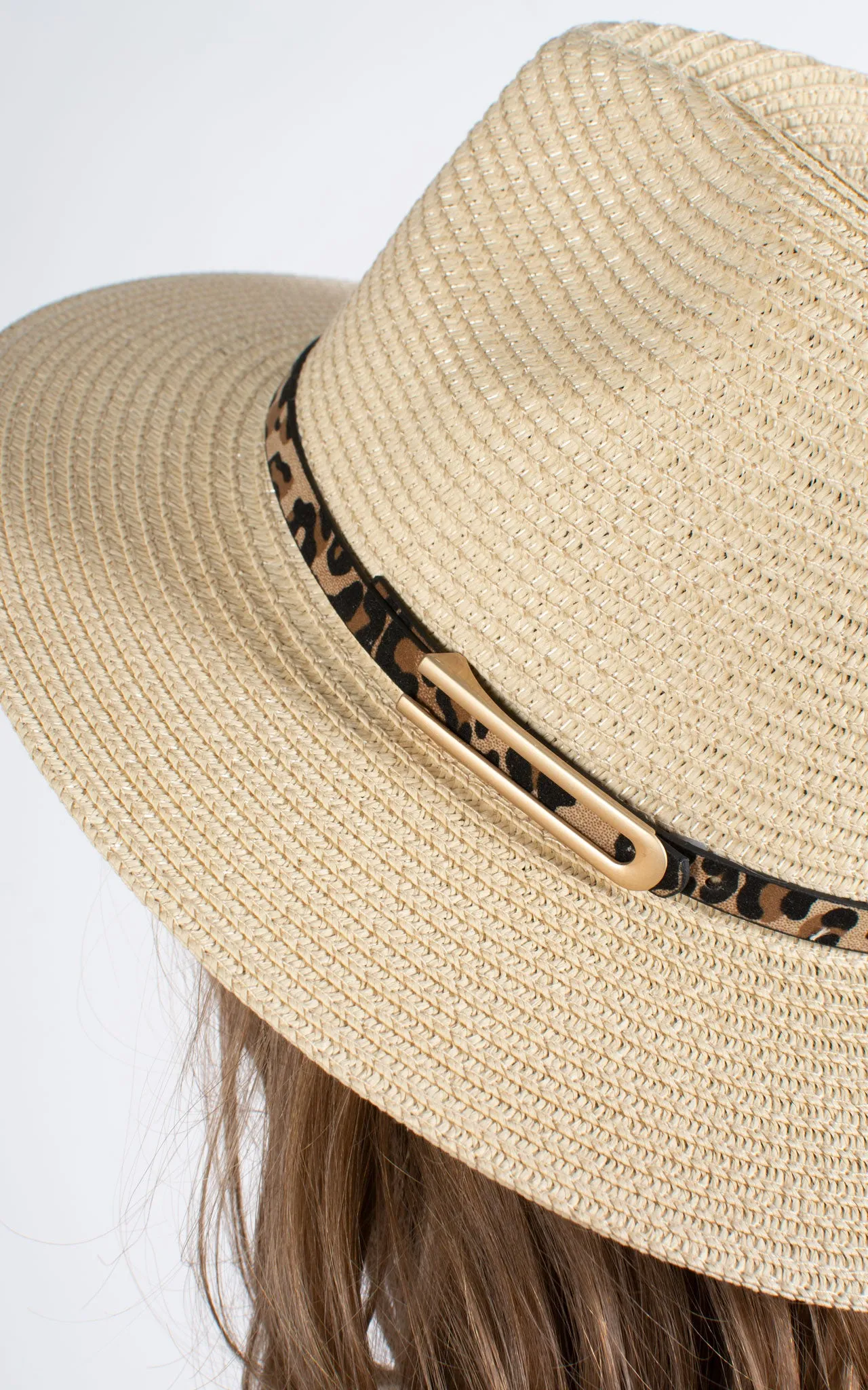 Flora Fedora | Leopard | Cream