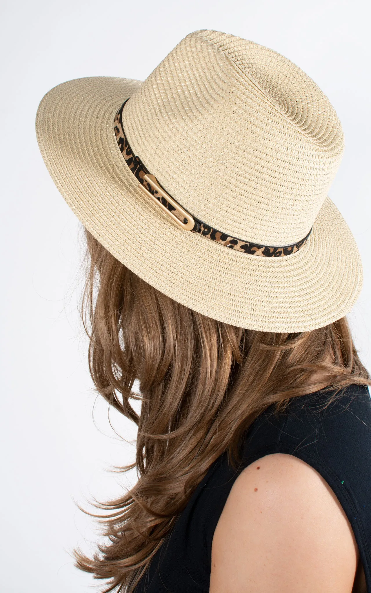 Flora Fedora | Leopard | Cream