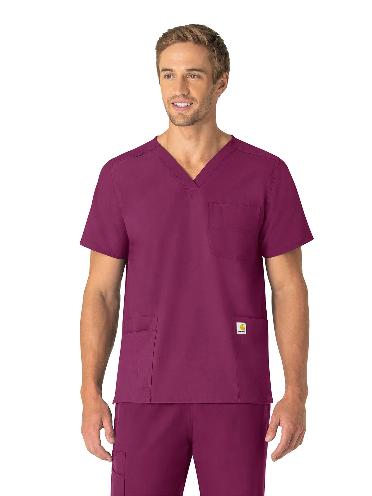 Force Essentials - Unisex V-Neck 6 Pocket Scrub Top