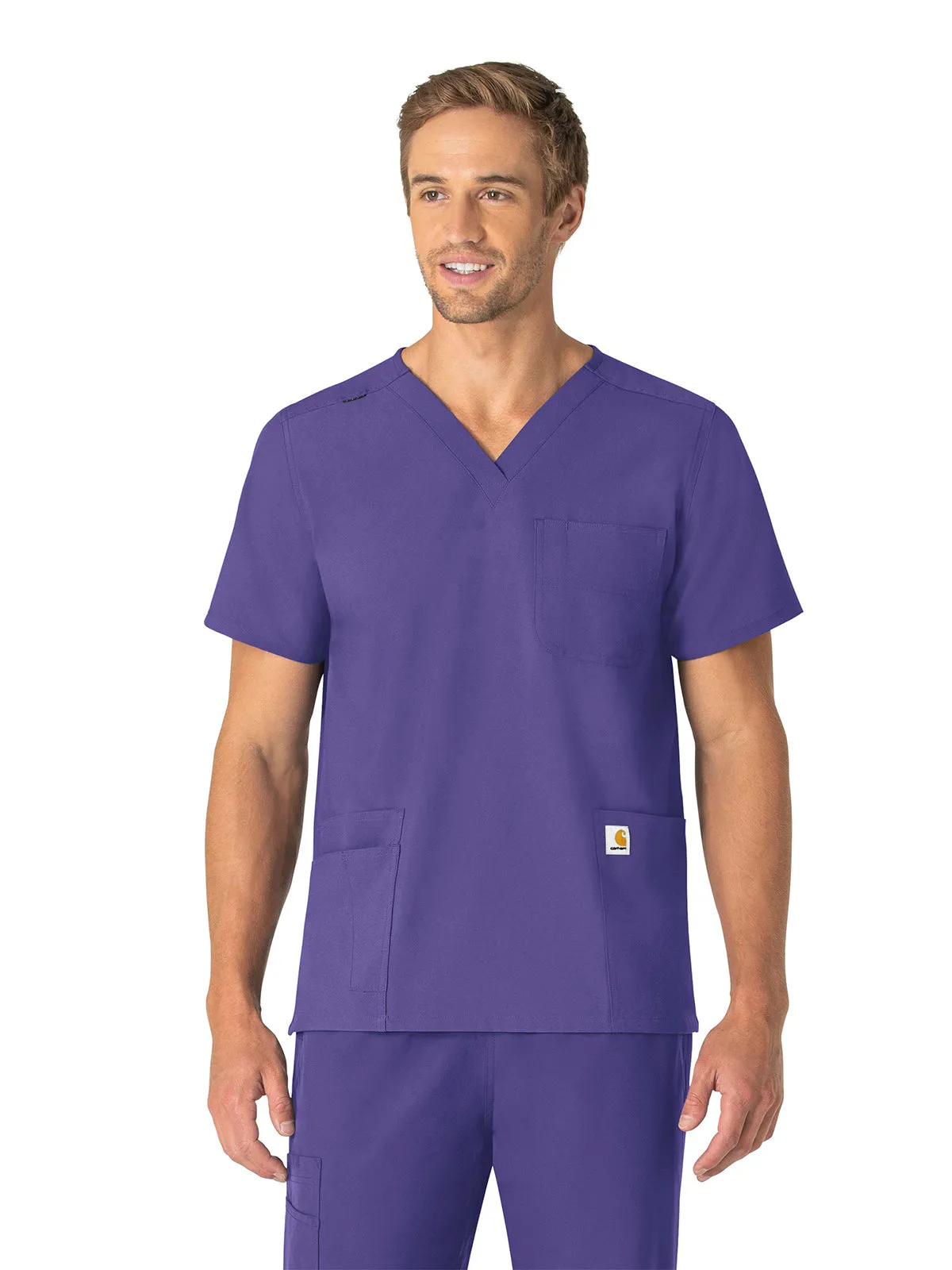 Force Essentials - Unisex V-Neck 6 Pocket Scrub Top