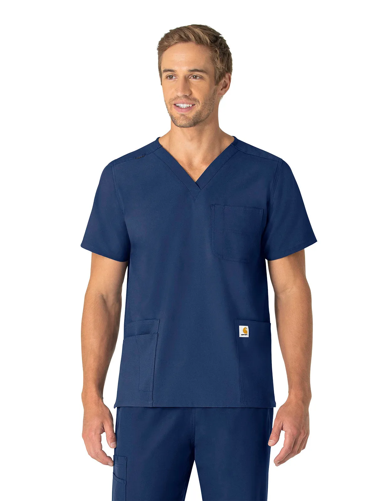 Force Essentials - Unisex V-Neck 6 Pocket Scrub Top