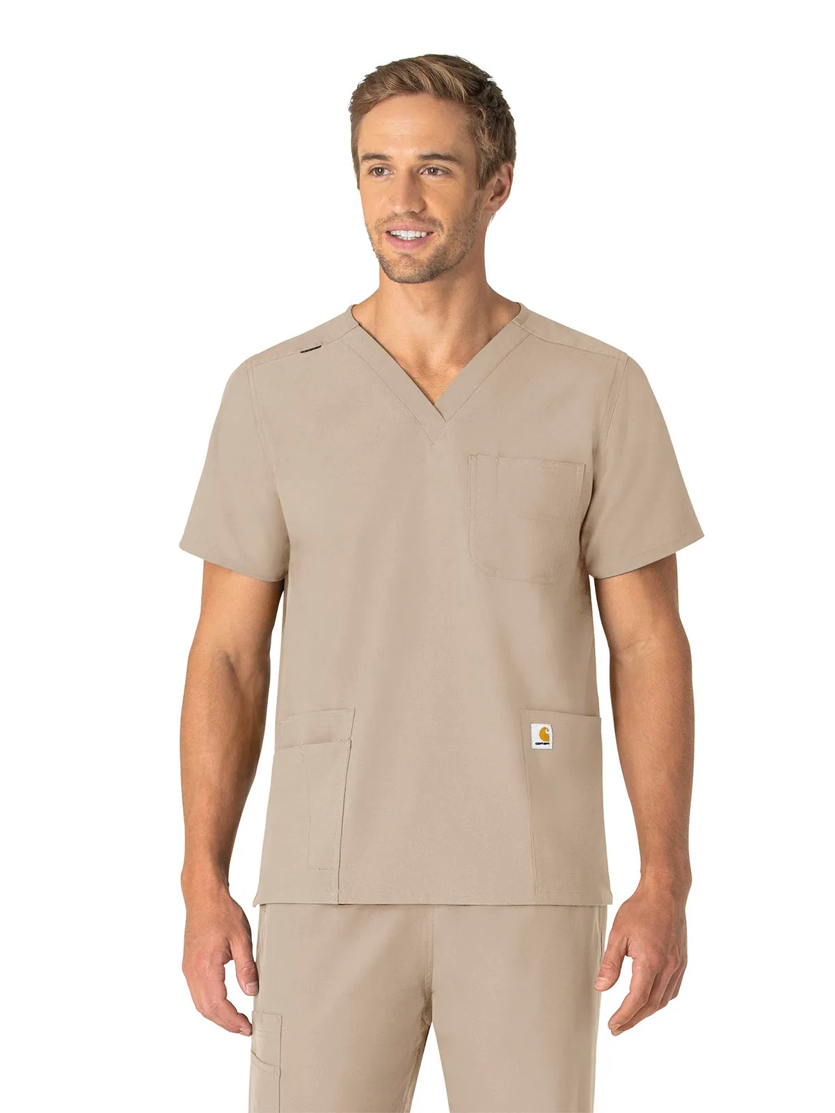 Force Essentials - Unisex V-Neck 6 Pocket Scrub Top