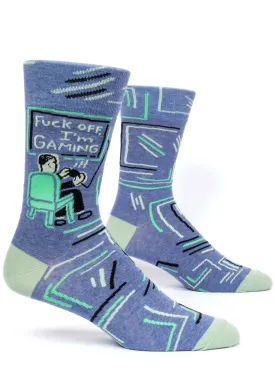 Fuck Off I'm Gaming Men's Socks