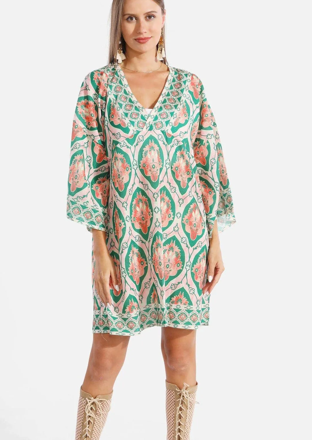 Genesis Abstract Cover Up Dress