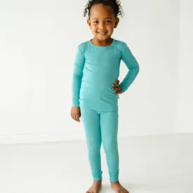 Glacier Turquoise Two-Piece Pajama Set