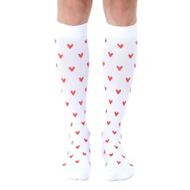 Heart Compression Socks with 15-20 mmHg