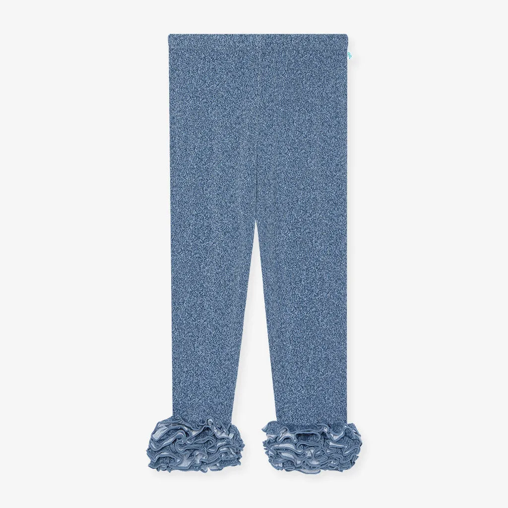 Indigo Denim Cha-Cha Leggings