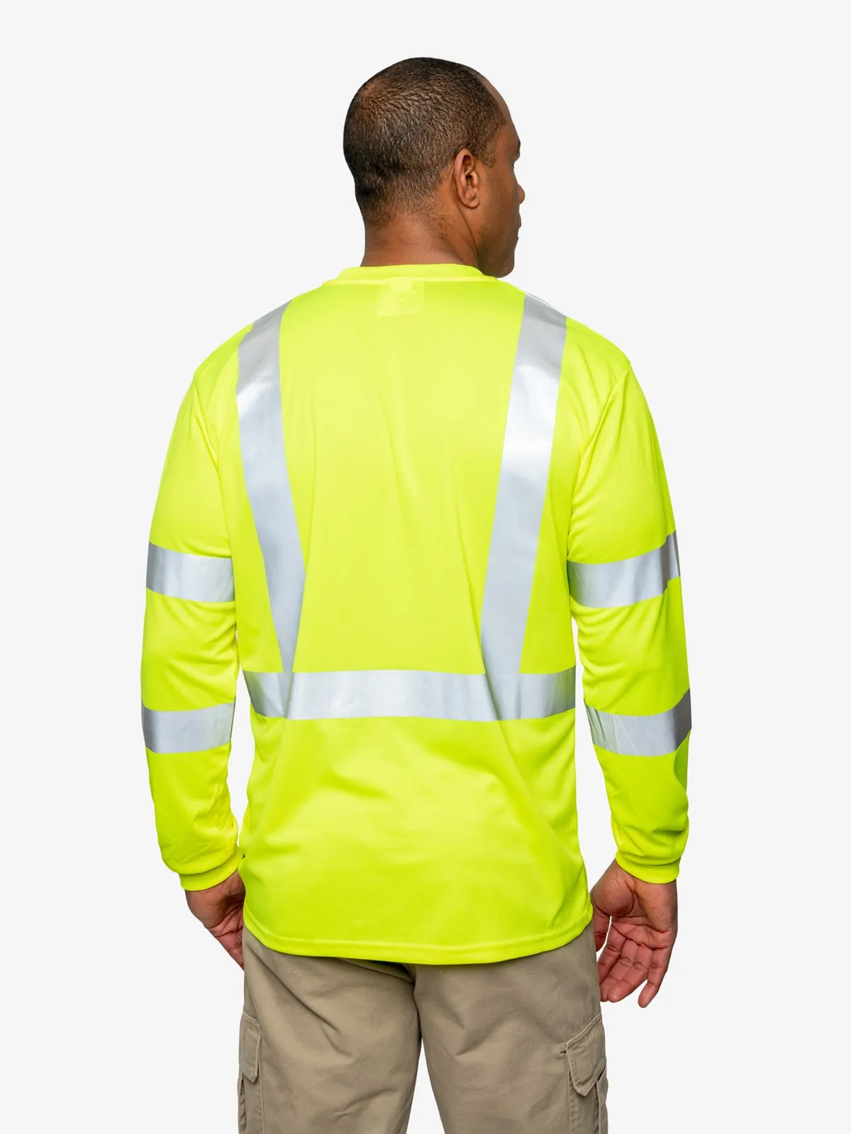 Insect Shield Men's Mesh Long Sleeve Hi-Vis T-Shirt