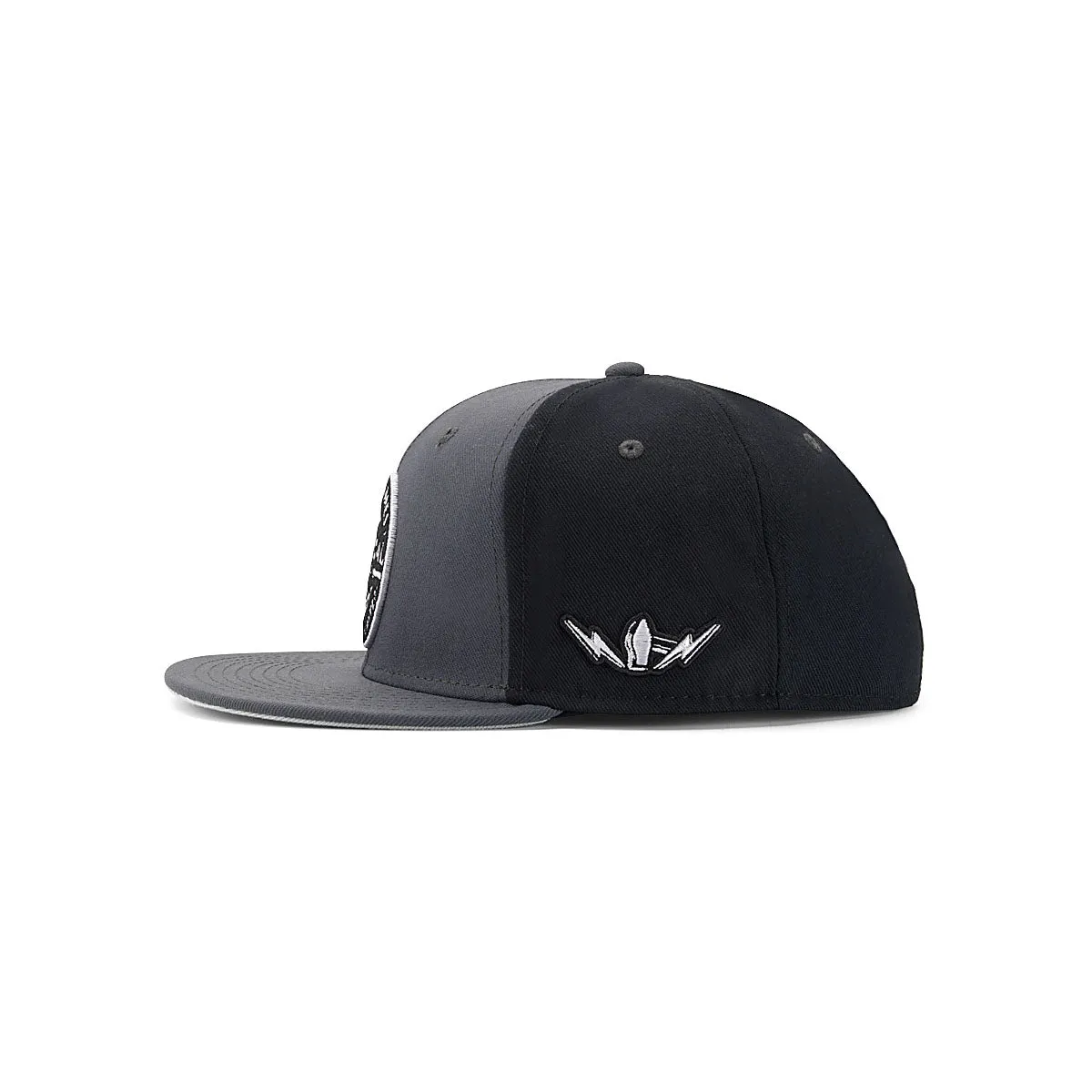 JJFU TACTICAL AS F*CK FLATBILL HAT - CHARCOAL/BLACK