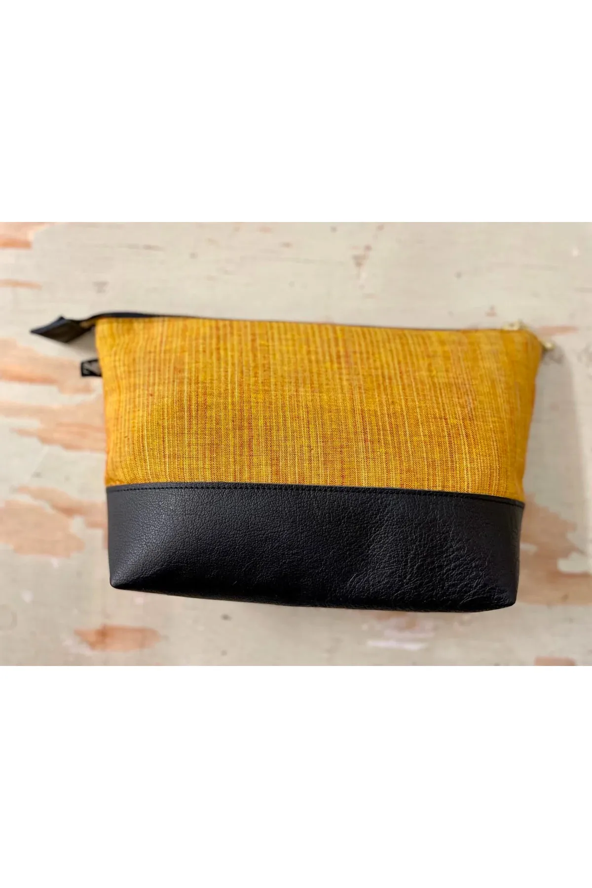 La Trousse - Leather and Fabric Pouch