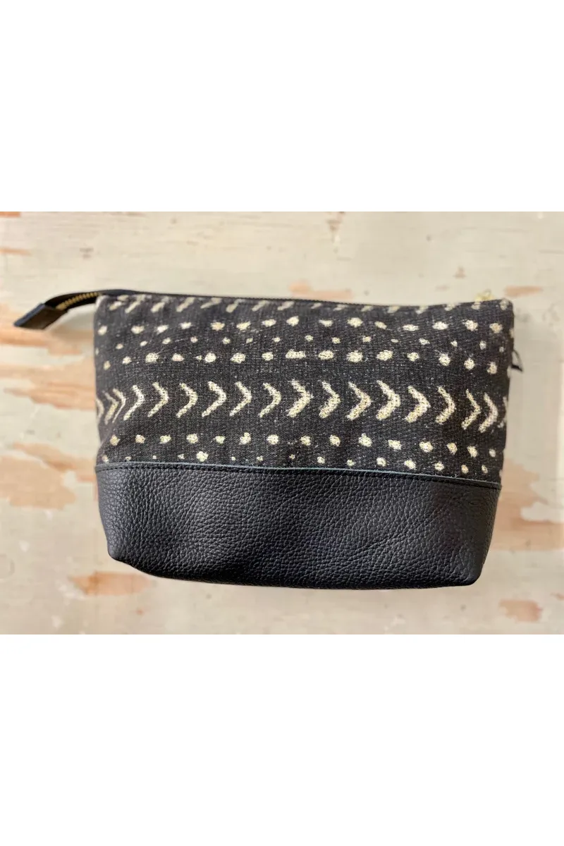 La Trousse - Leather and Fabric Pouch