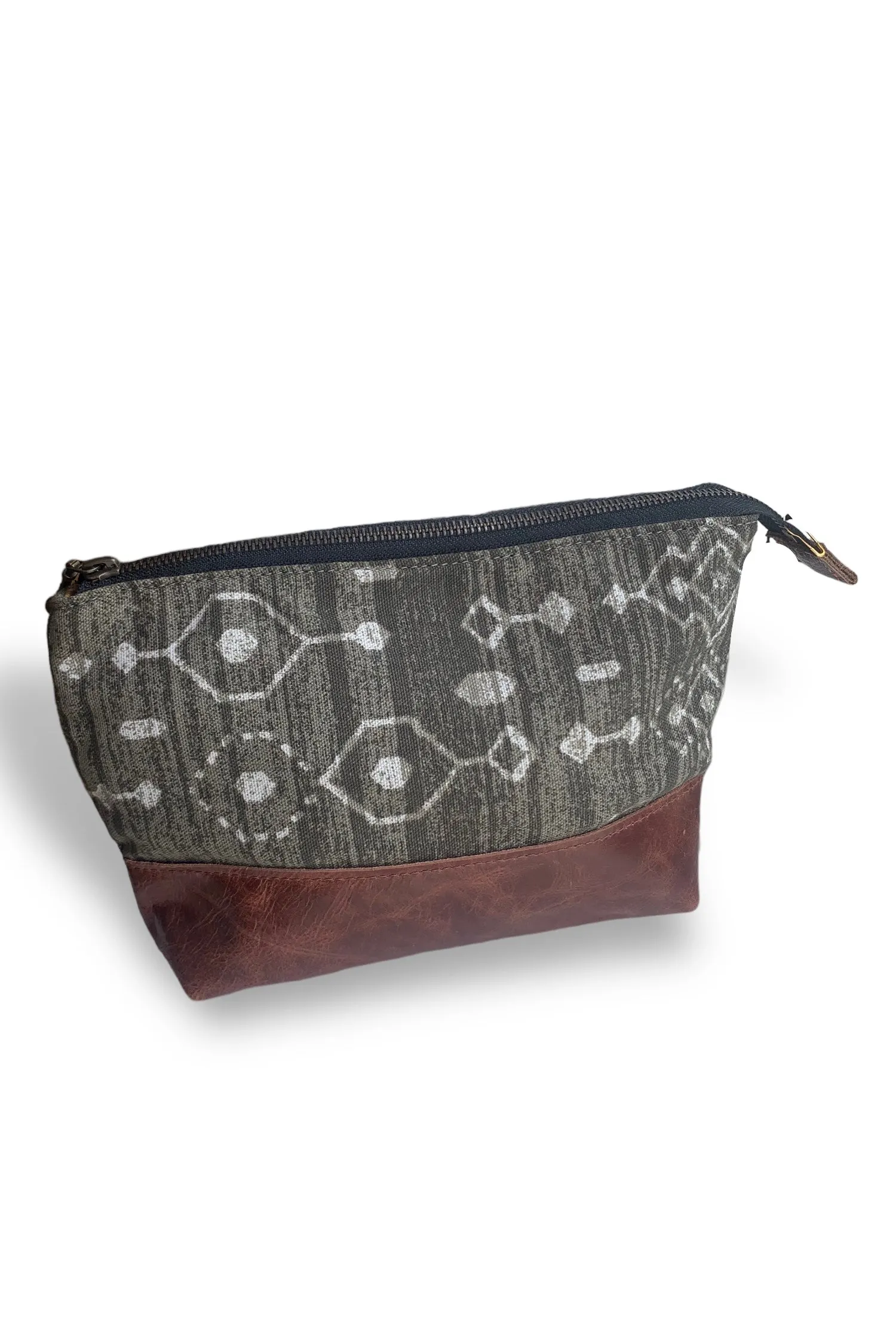 La Trousse - Leather and Fabric Pouch