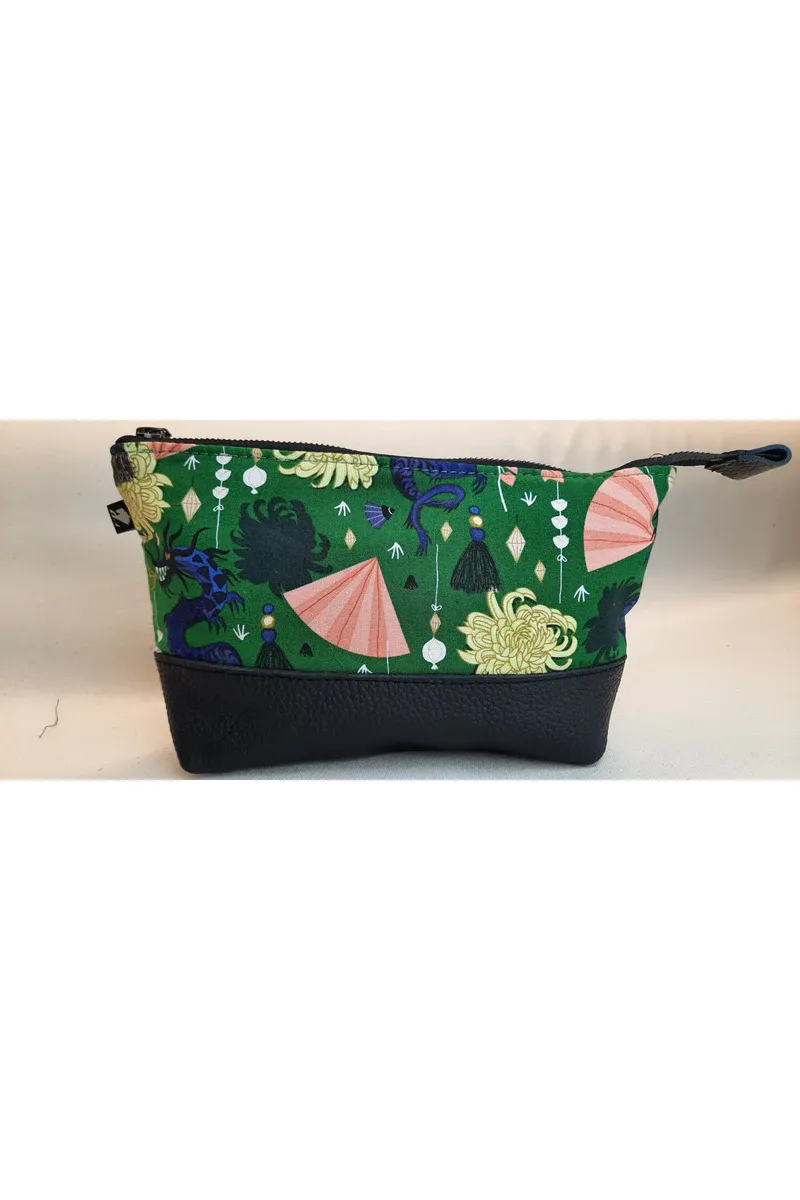 La Trousse - Leather and Fabric Pouch