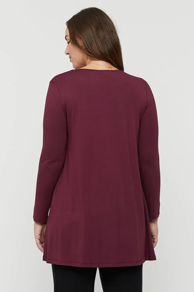 Leanne Tunic - Burgundy