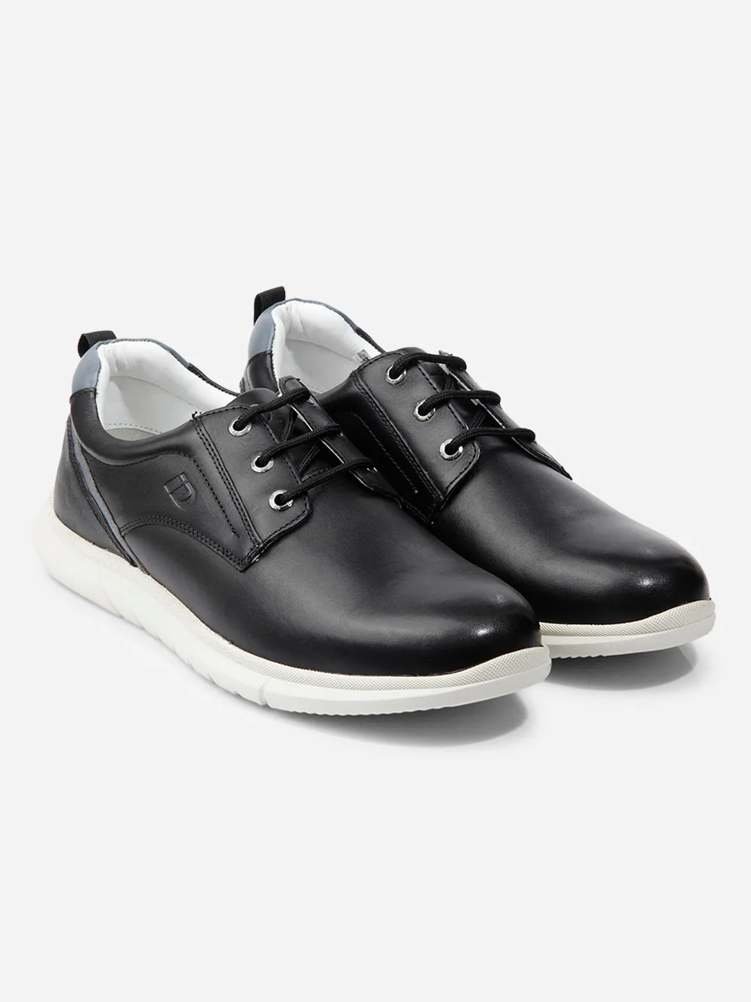 Men Black Leather Sneaker (ID3087)