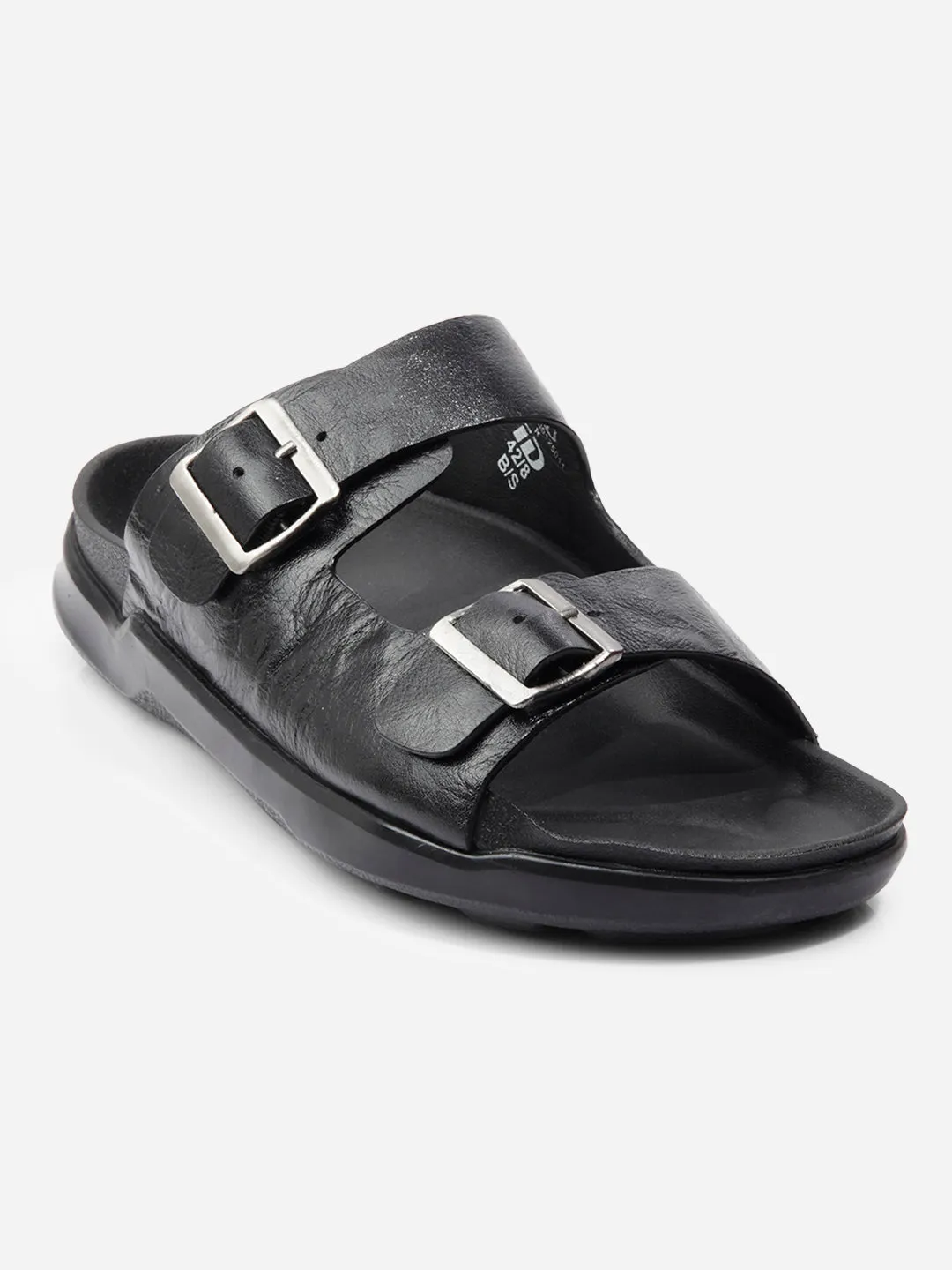 Men Black Sandal / Slipper (ID4224)