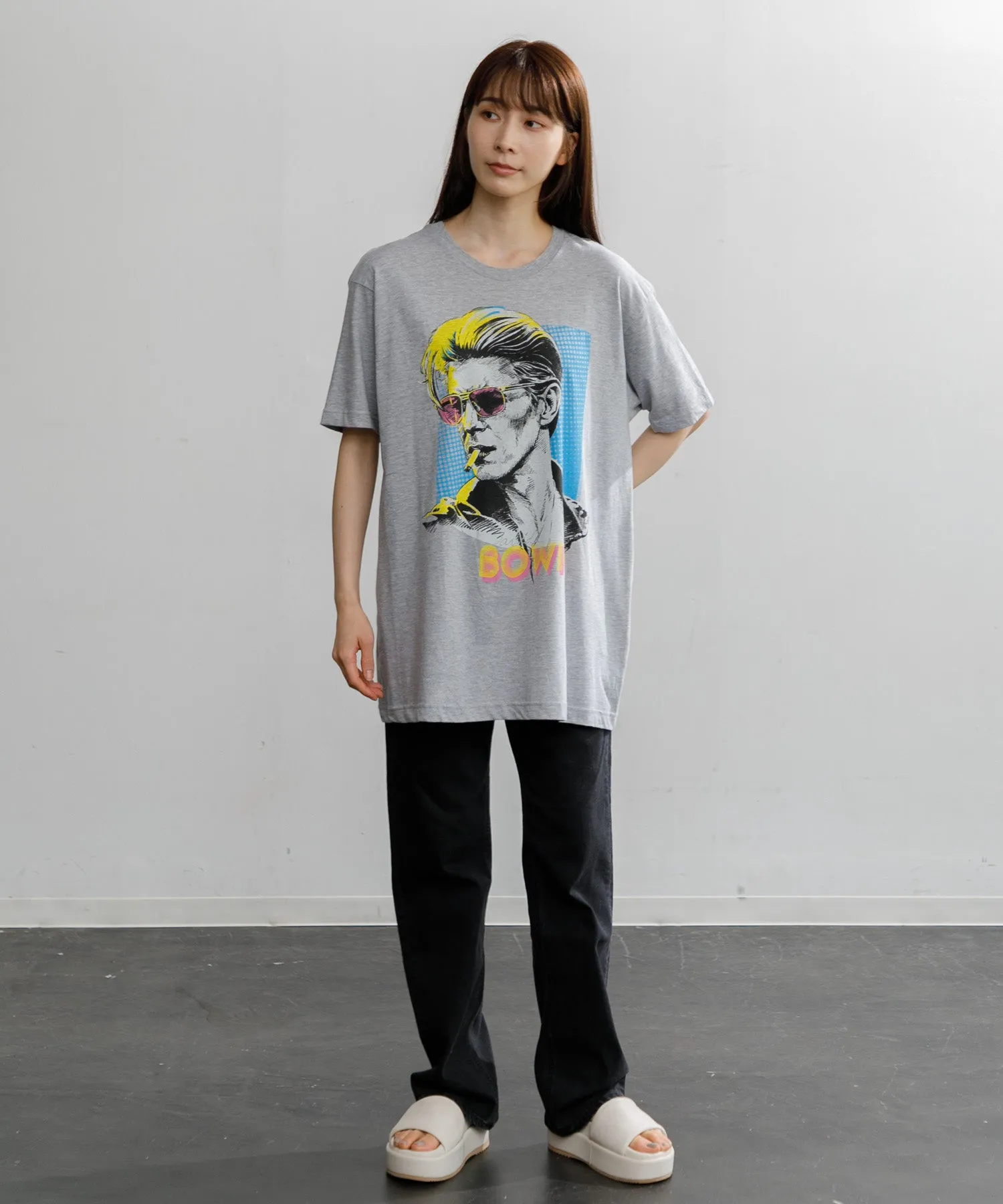 【MEN , WOMEN】US PRINT TEE DAVID BOWIE TEE 1