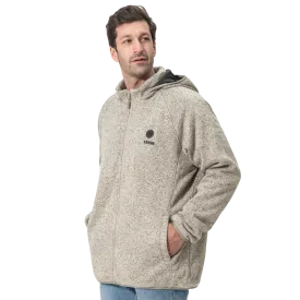 Men's Fleece Heated Jacket with Hood