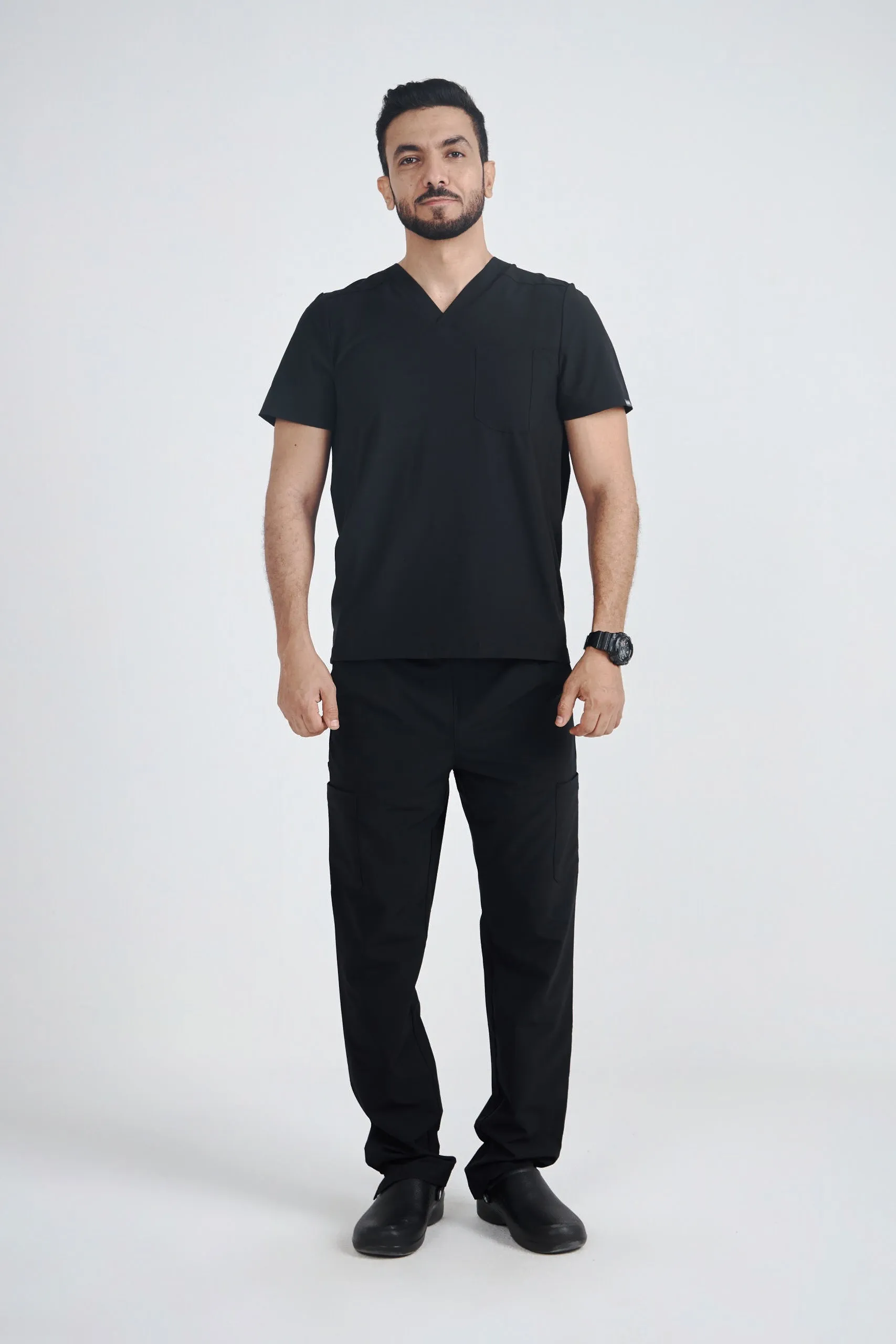 Men's Modern V-neck Addition Scrub Set A6010-A6106