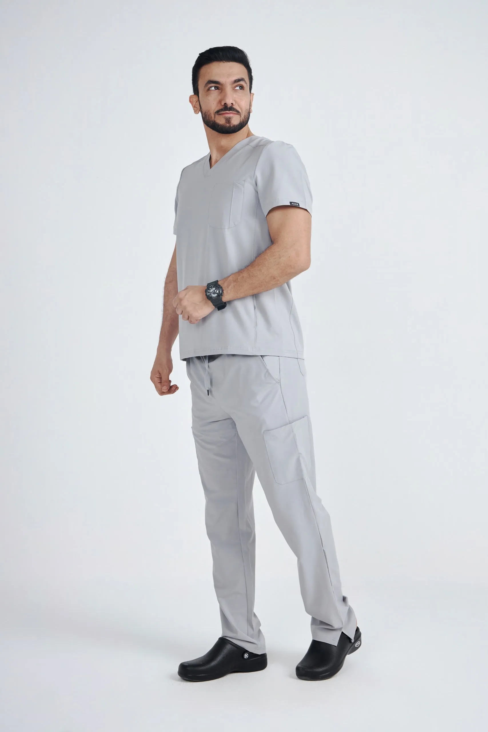 Men's Modern V-neck Addition Scrub Set A6010-A6106