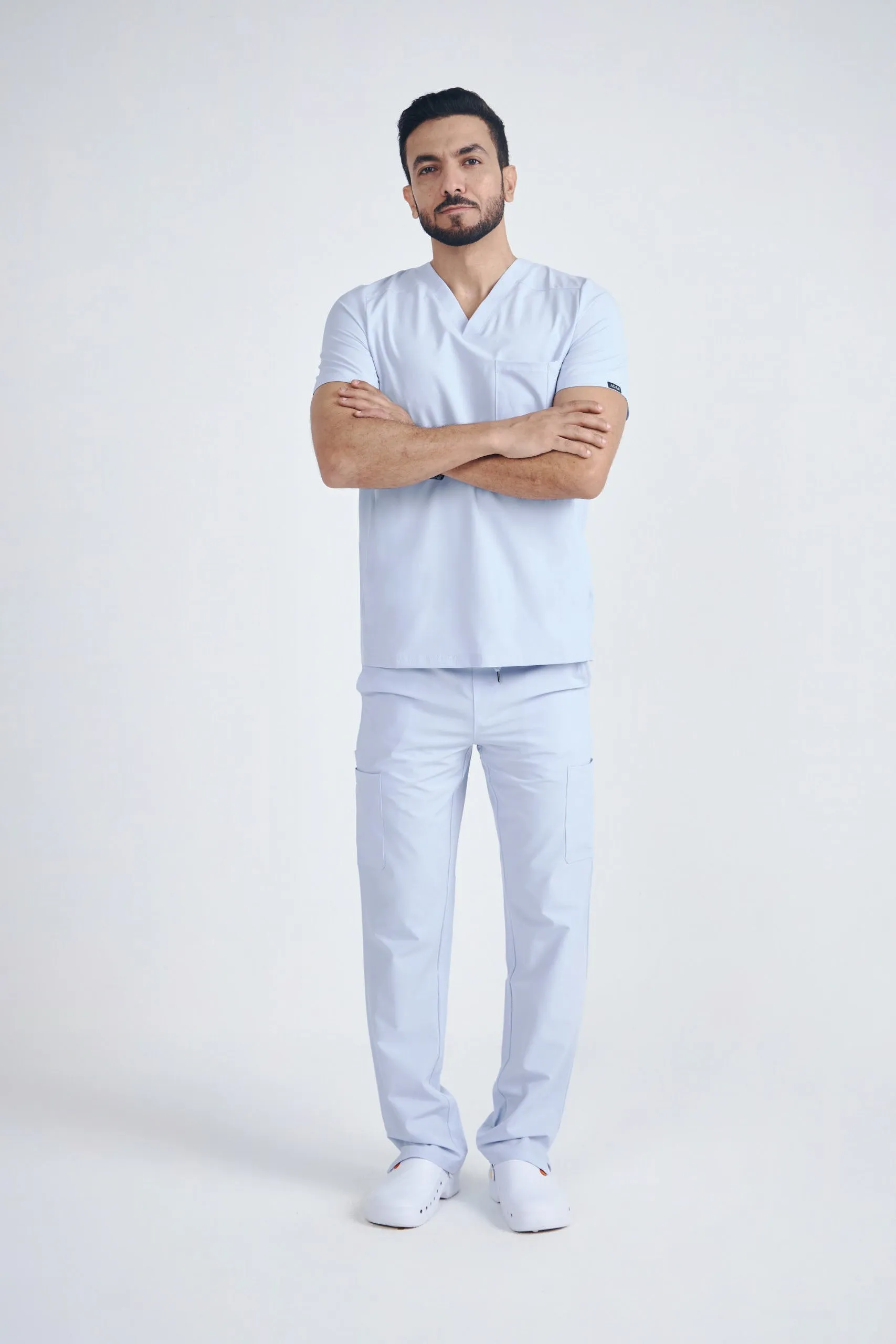 Men's Modern V-neck Addition Scrub Set A6010-A6106