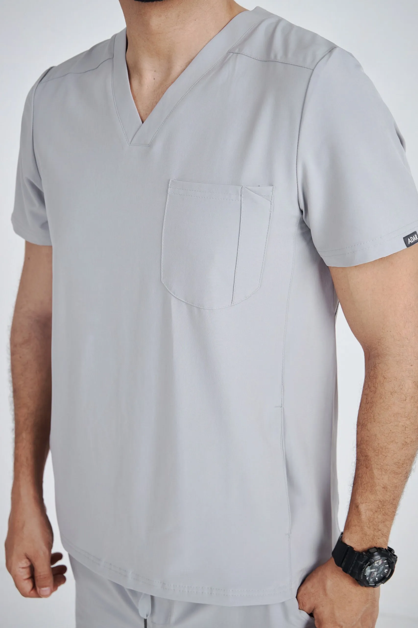 Men's Modern V-neck Addition Scrub Set A6010-A6106