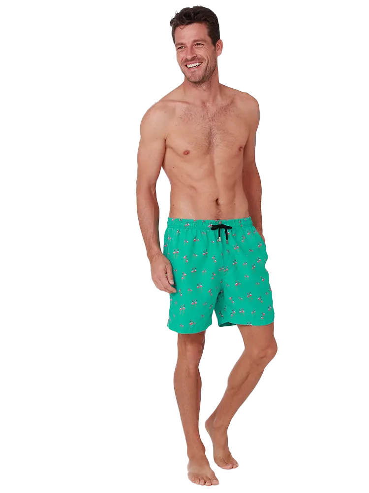 Men's Swim Shorts in lively tropical print