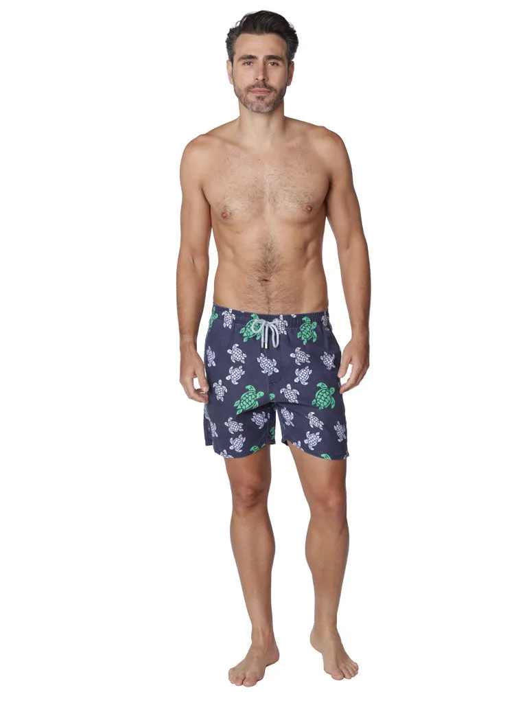 Men's Swim Shorts in lively tropical print