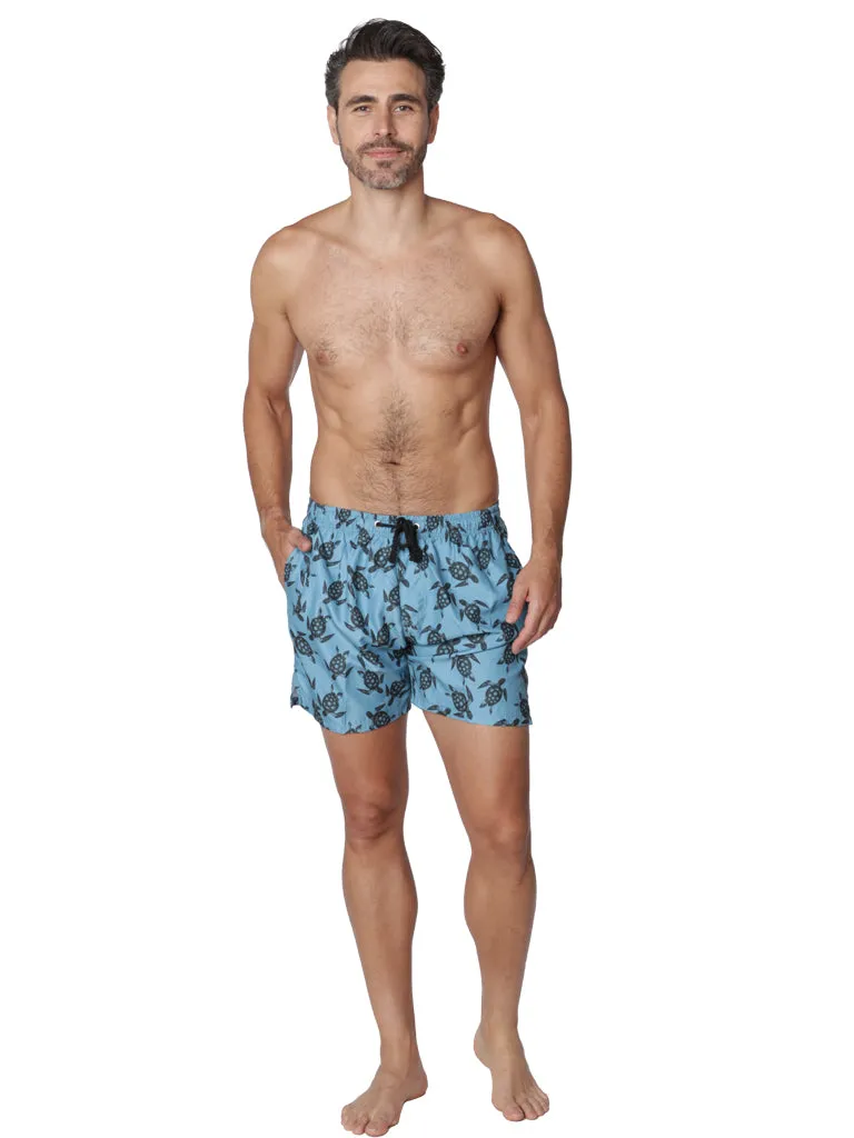 Men's Swim Shorts in lively tropical print