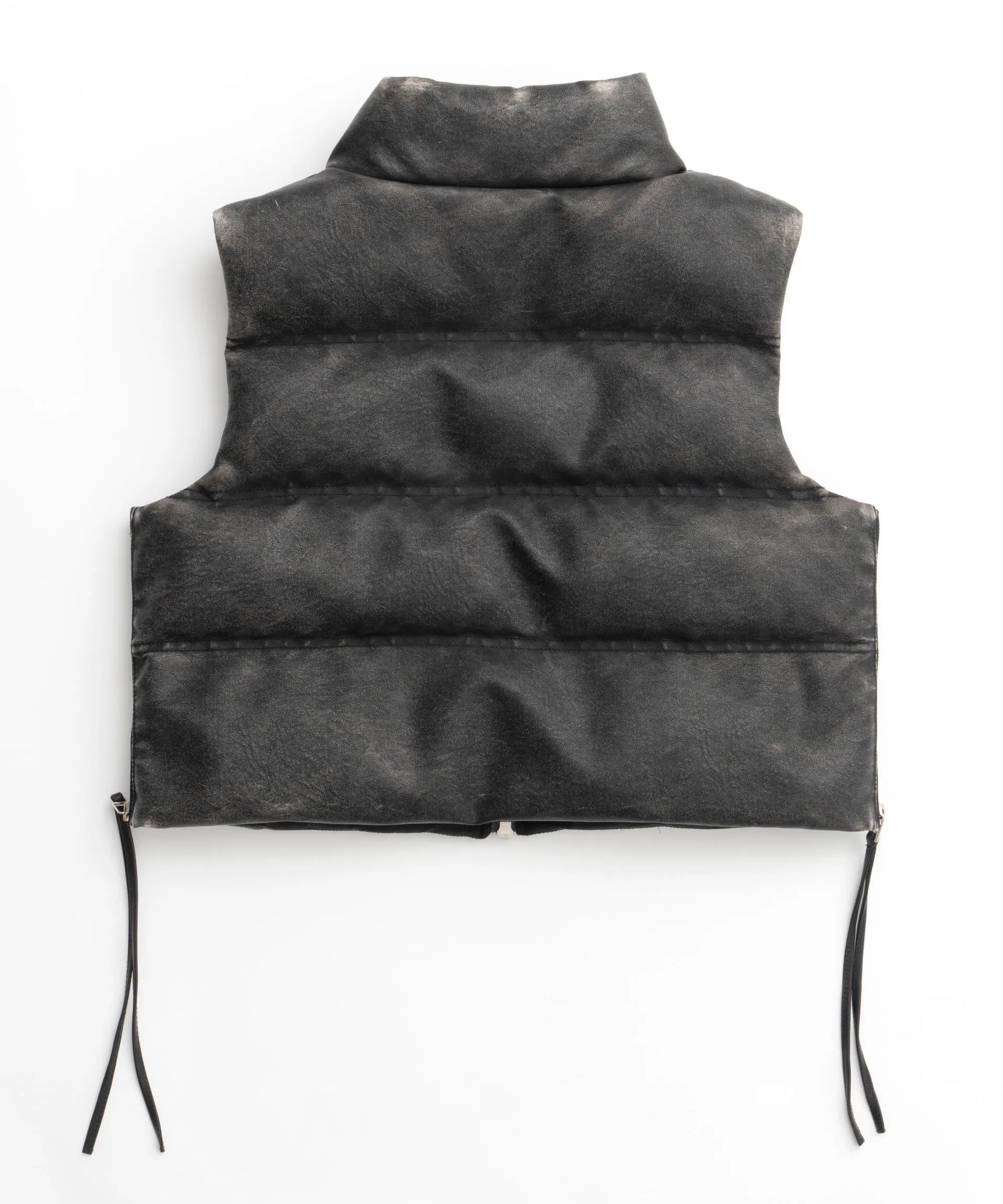 Multi Fabric Puffer Vest