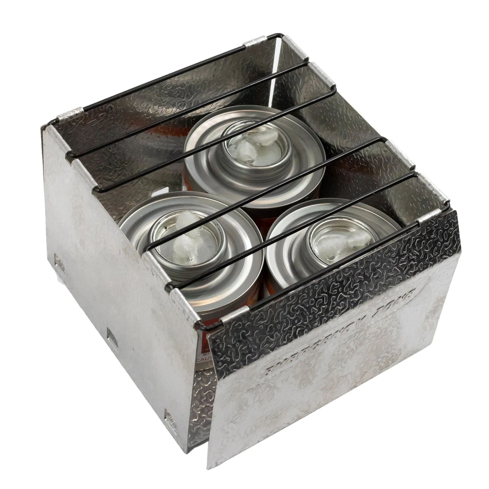 New & Improved Premium StableHeat Fuel Storage Set with Cooking Set