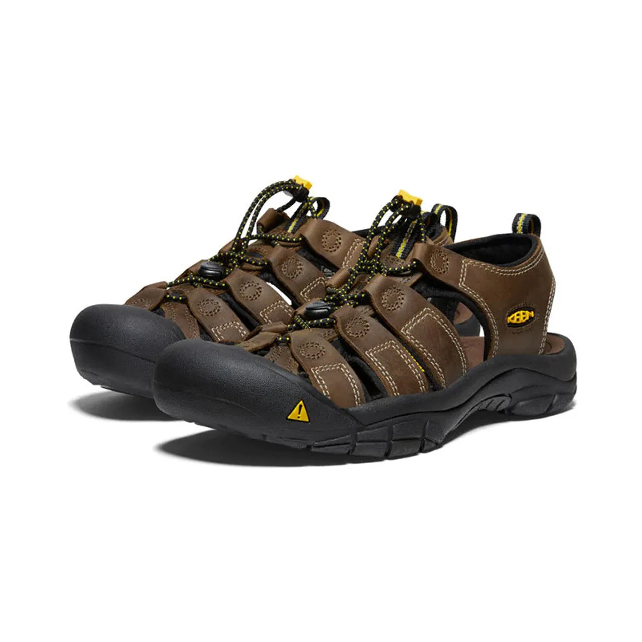 NEWPORT BISON | Keen 1001870 Men's NEWPORT LEATHER Sandals at Brandy's Shoes Made in USA