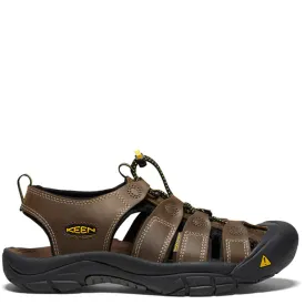 NEWPORT BISON | Keen 1001870 Men's NEWPORT LEATHER Sandals at Brandy's Shoes Made in USA