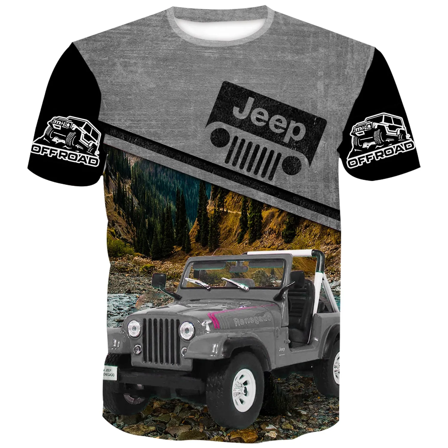 Off Road Jeep CJ - T-Shirt (Multiple Colors)