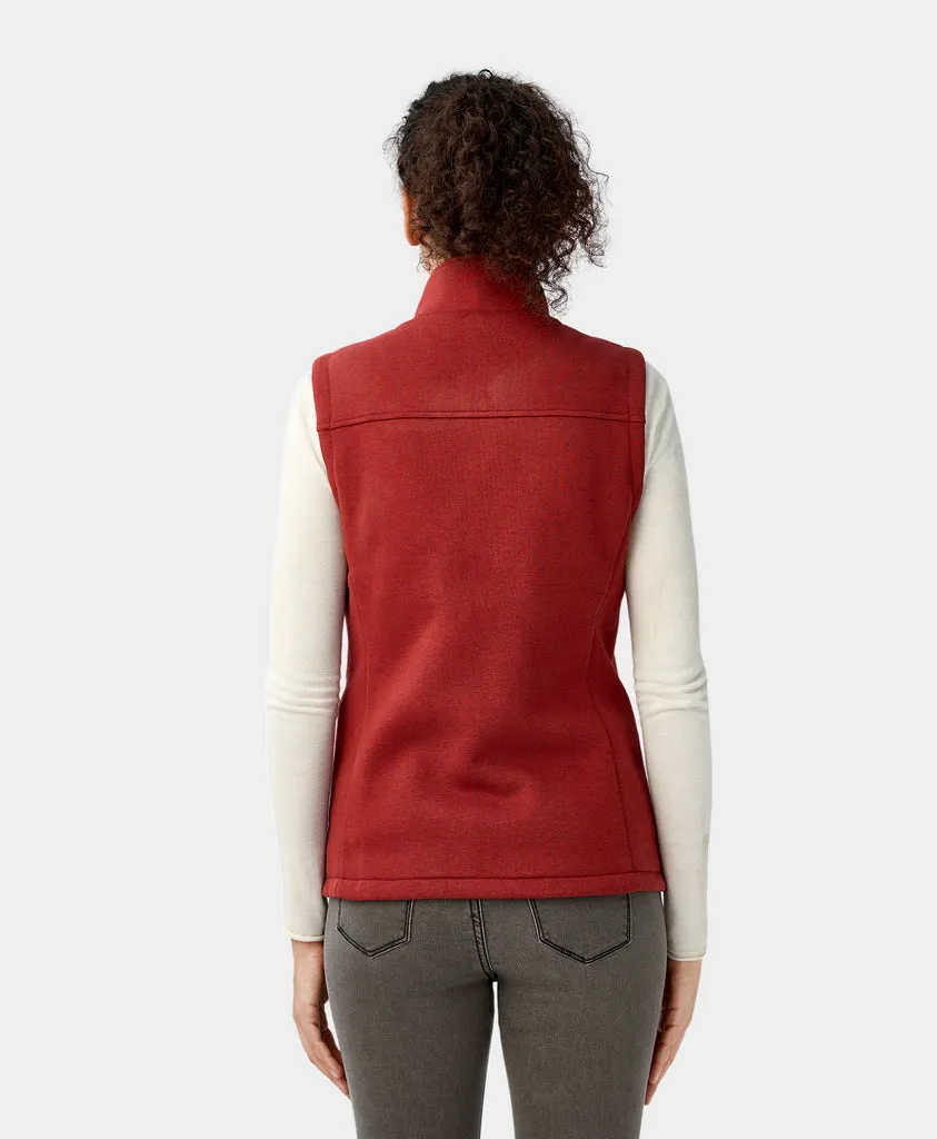 Open-Box Womens Battery-Free Heated Fleece Vest