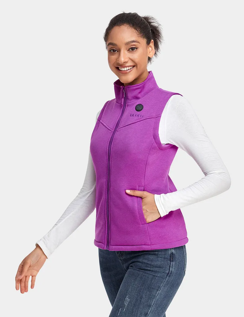 Open-Box Womens Battery-Free Heated Fleece Vest