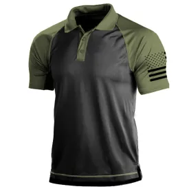 Outdoor Sport Polo Neck Men's T-Shirt