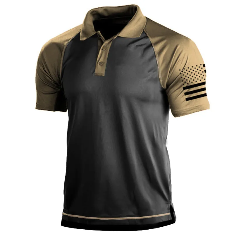 Outdoor Sport Polo Neck Men's T-Shirt