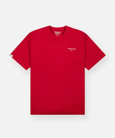 Paper Planes Weld Logo Core Tee- CRIMSON