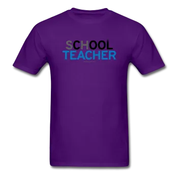 "sChOOL Teacher" - Men's T-Shirt