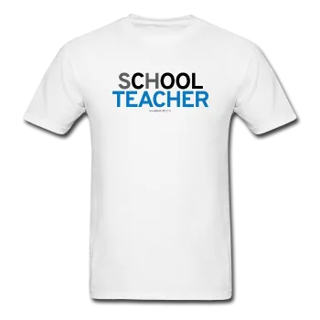 "sChOOL Teacher" - Men's T-Shirt