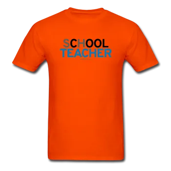 "sChOOL Teacher" - Men's T-Shirt